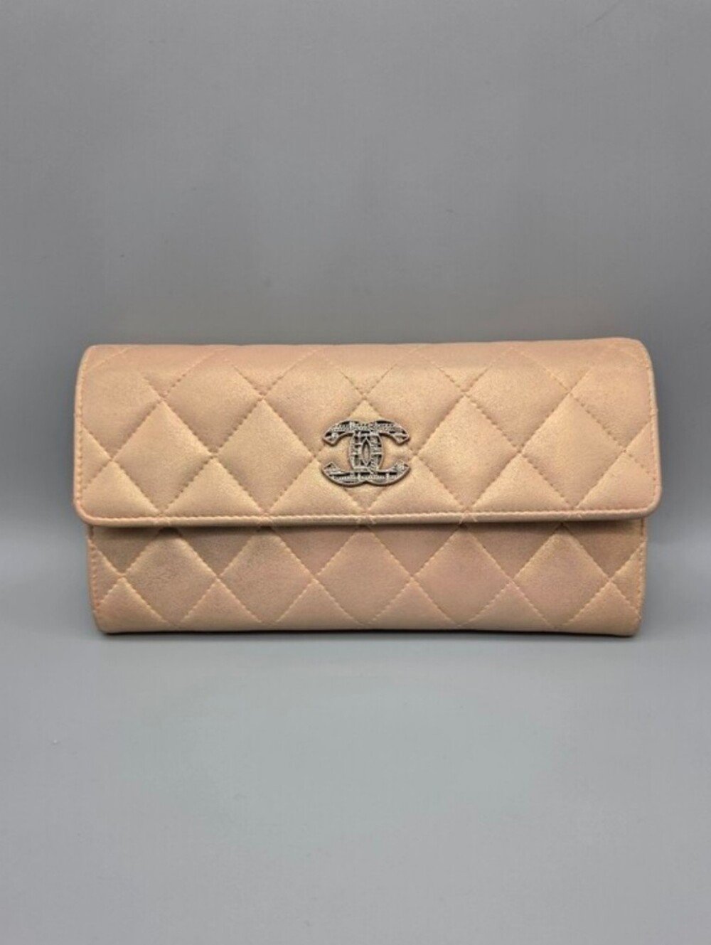 CHANEL Authentic Iridescent Wallet/Clutch